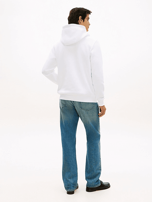 Ανδρικό Φούτερ Λευκό Tommy Hilfiger MW0MW42735-YBR