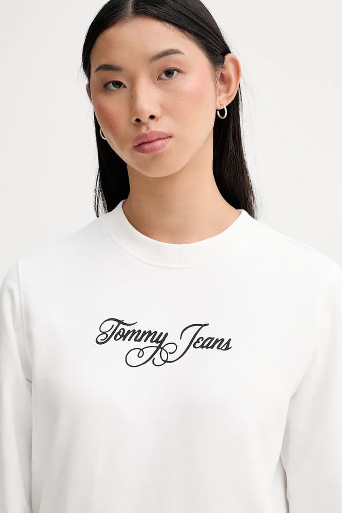 Γυναικείο Φούτερ Λευκό Tommy Jeans DW0DW21922-YBL