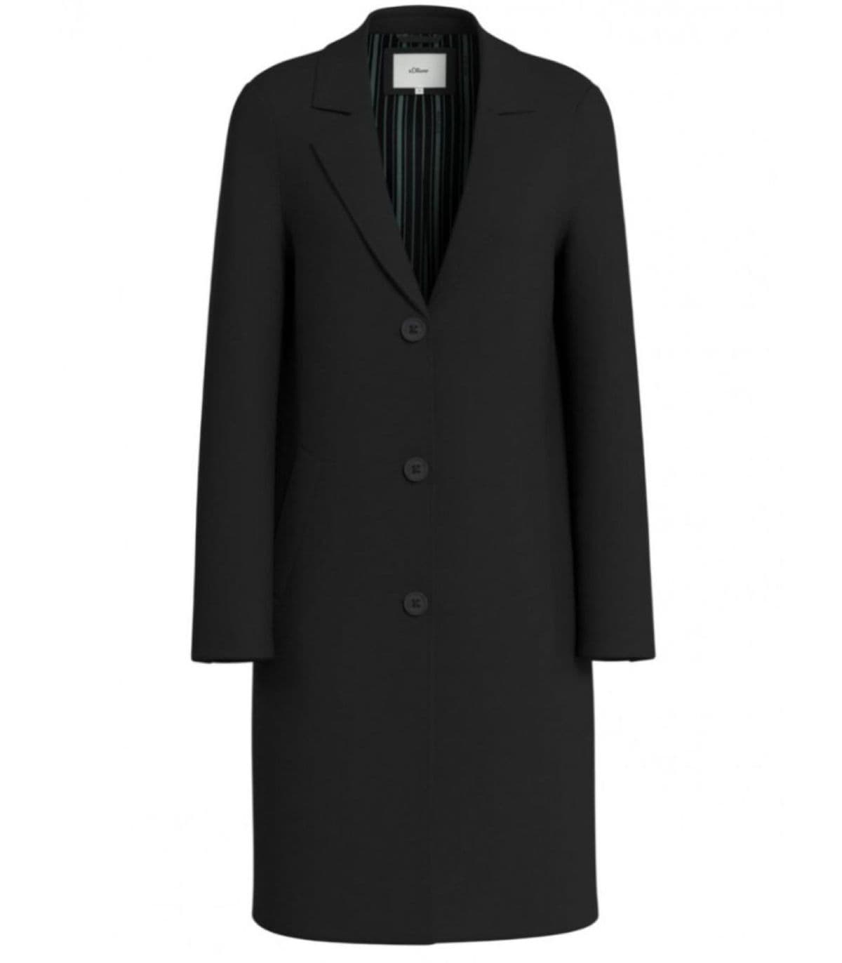 Γυναικείο Παλτό Μαύρο S.Oliver 2172919-9999