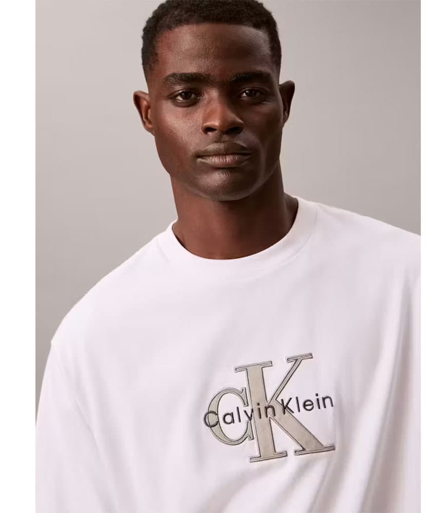 Ανδρικό T-shirt Λευκό Calvin Klein LV04RE815G-YAF