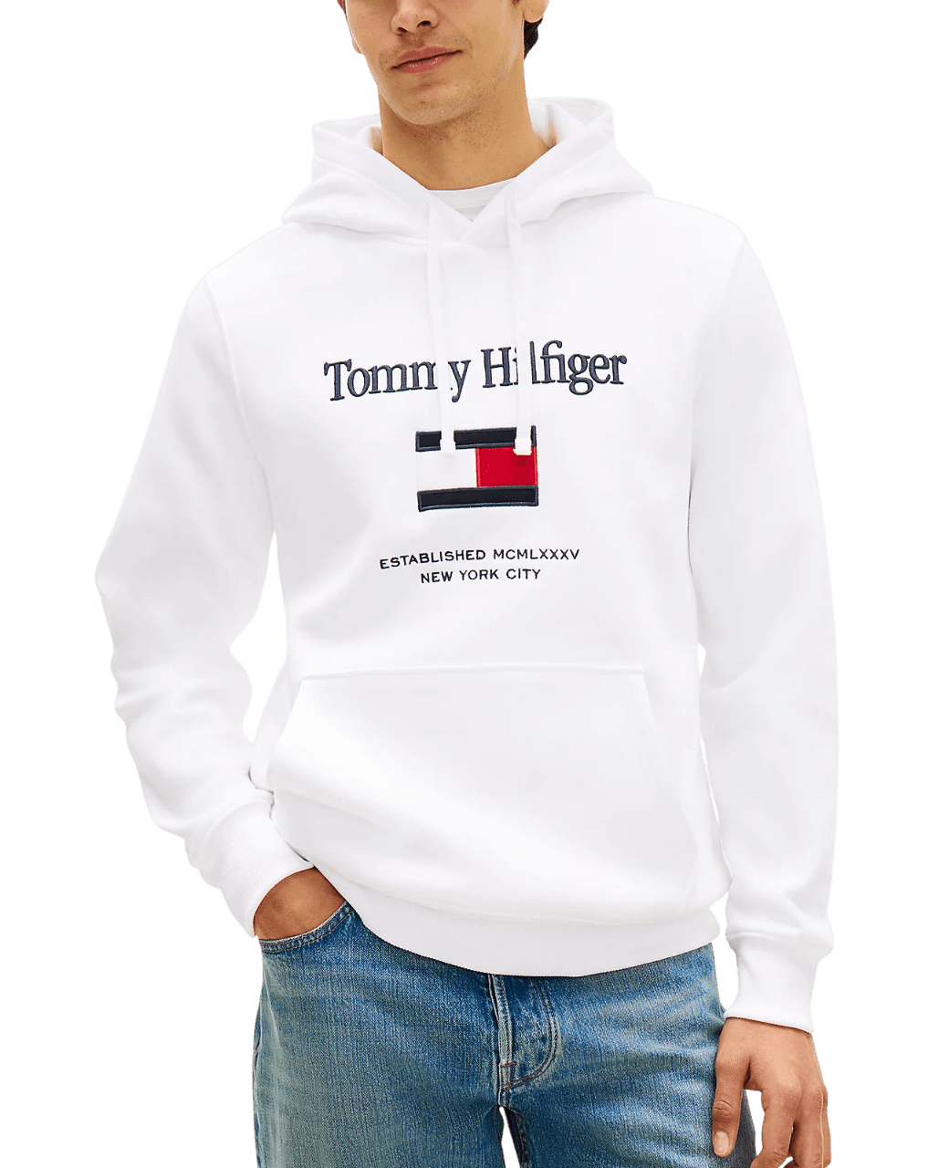 Men's Sweatshirts Tommy Hilfiger White