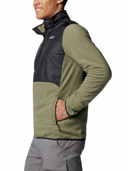 Ανδρική Basin Butte Fleece II Ζακέτα Χακί Columbia 2101761-397
