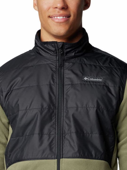 Ανδρική Basin Butte Fleece II Ζακέτα Χακί Columbia 2101761-397