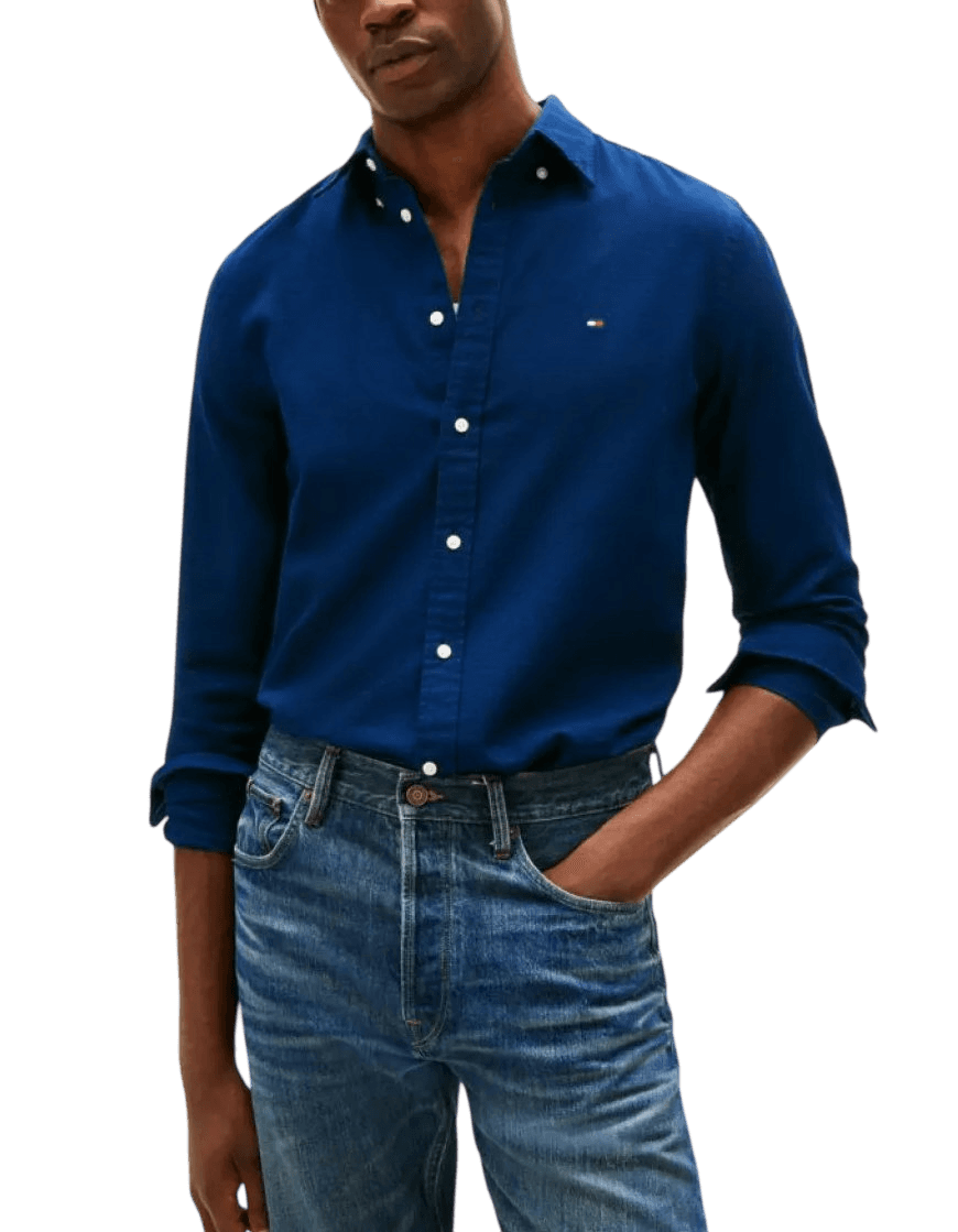 Ανδρικό Πουκάμισο Navy Μπλε Tommy Hilfiger MW0MW41684-DCC