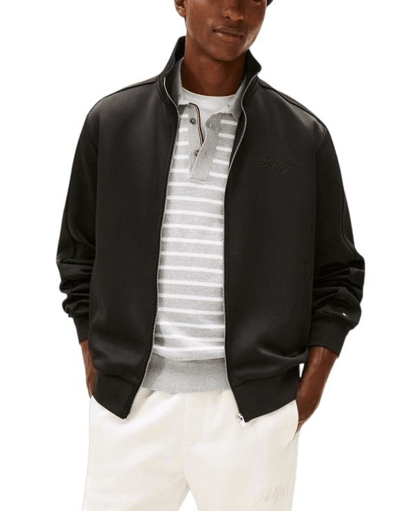 Ανδρική Ζακέτα Μαύρη Tommy Hilfiger MW0MW41447-BDS