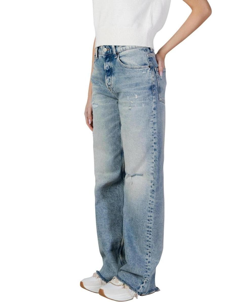 Γυναικείο Relaxed Straight Τζιν Γαλάζιο Tommy Jeans DW0DW22437-1AB