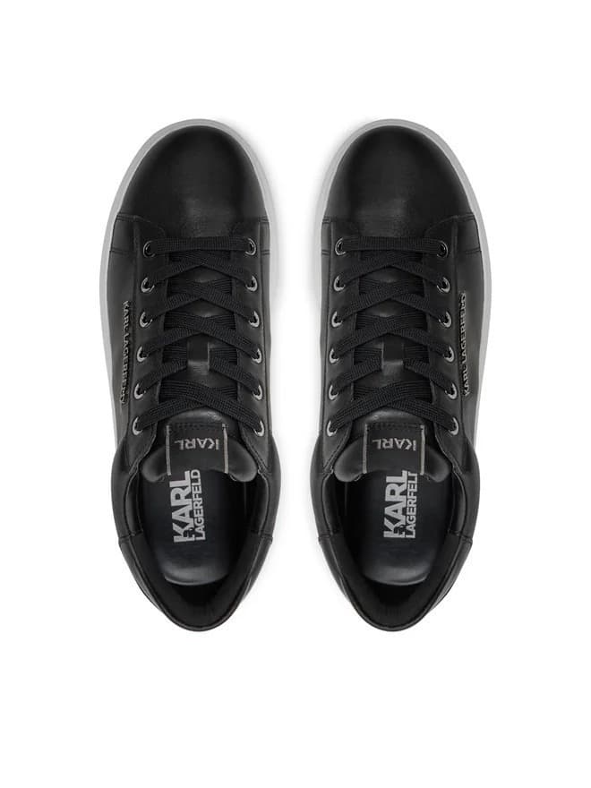 Ανδρικά Δερμάτινα NFT Kounter Sneakers Μαύρα Karl Lagerfeld KL52575N-000 BLACK