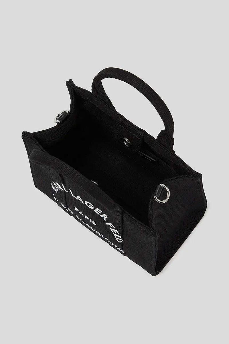 Γυναικεία K/Rsg Mini Tote Τσάντα Μαύρη Karl Lagerfeld A3W50118-999 BLACK