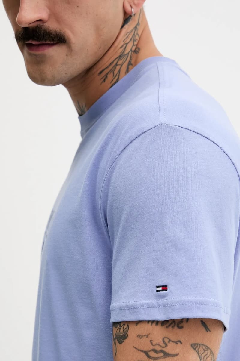 Ανδρικό T-shirt Μπλε Tommy Jeans DM0DM22322-C5X