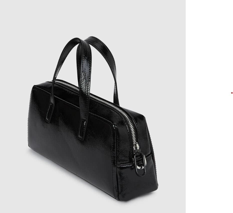 Γυναικεία Bowling Glossy Τσάντα Μαύρη Karl Lagerfeld Jeans B1W30144-999 BLACK