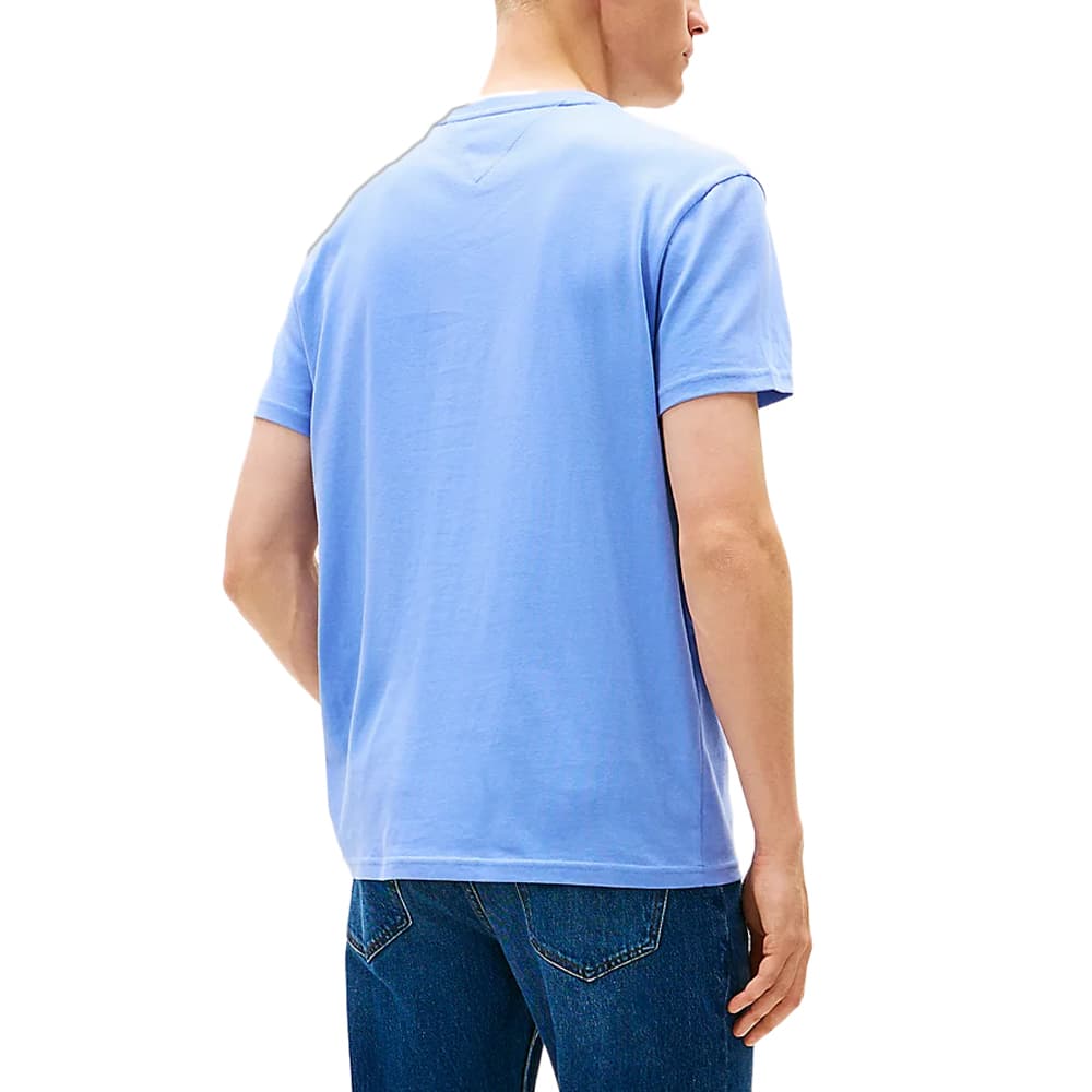 Ανδρικό T-shirt Γαλάζιο Tommy Jeans DM0DM22307-C58