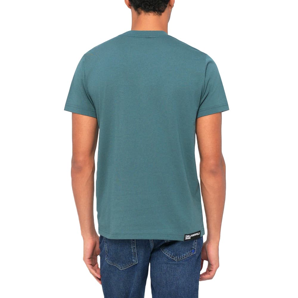 Ανδρικό Slim T-shirt Πετρόλ Karl Lagerfeld Jeans A1M17003-2ID BALSAM