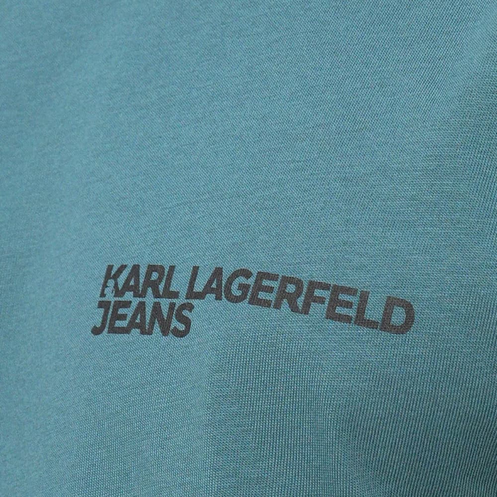 Ανδρικό Slim T-shirt Πετρόλ Karl Lagerfeld Jeans A1M17003-2ID BALSAM