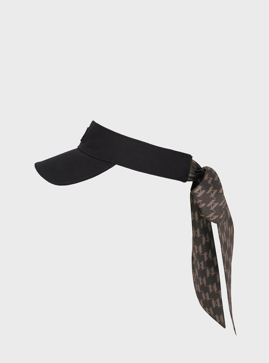 Γυναικείο Ikon Visor Καπέλο Μαύρο Karl Lagerfeld B1W33021-999 BLACK