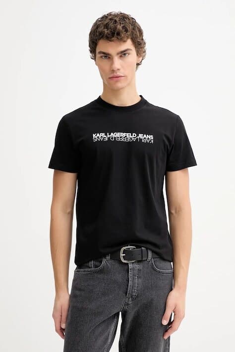 Men's T-Shirts Karl Lagerfeld Black