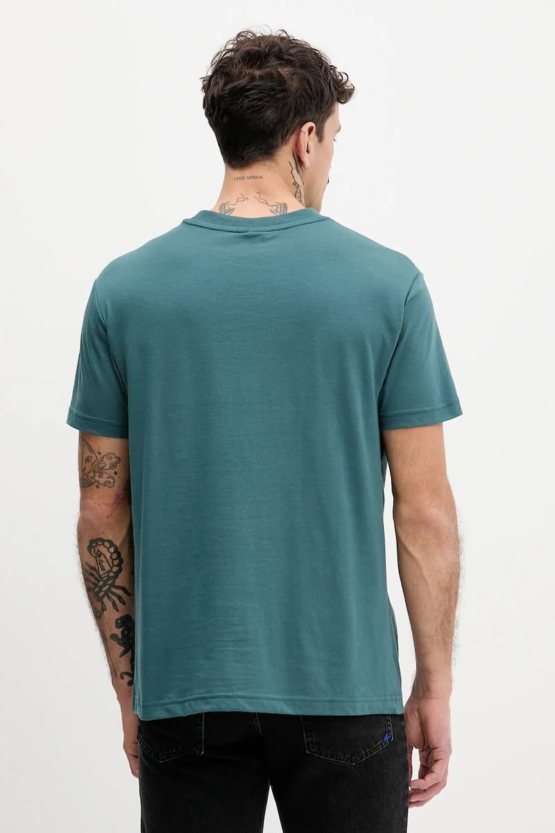 Ανδρικό Monogram T-shirt Πετρόλ Karl Lagerfeld Jeans A2M17072-2ID BALSAM