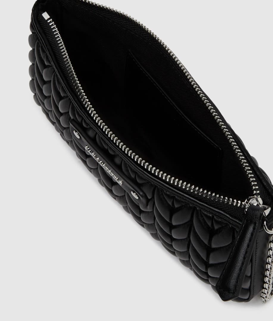 Γυναικείο K/Weave Τσαντάκι Μαύρο Karl Lagerfeld B1W32031-1AV BLACK NICKEL