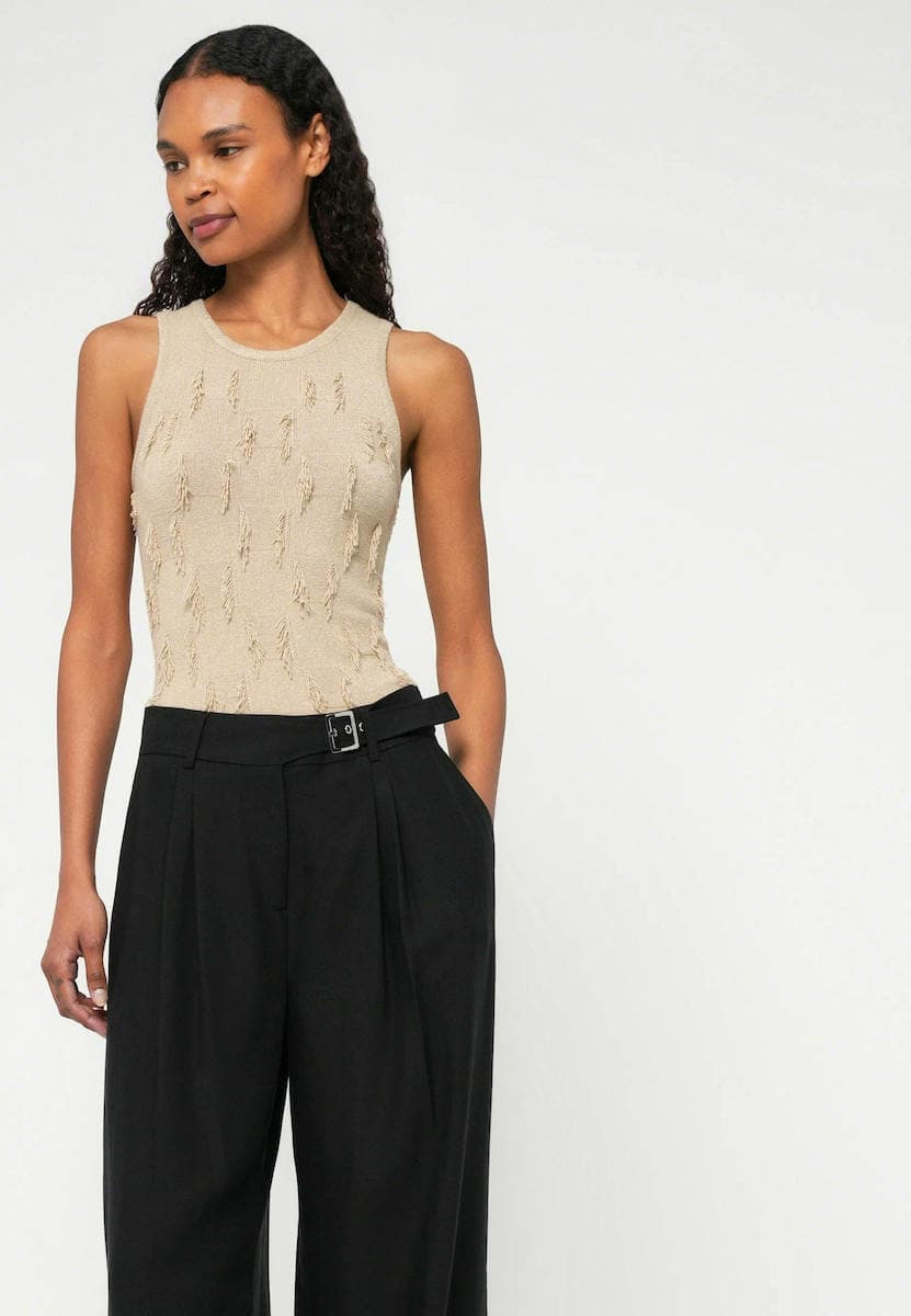 Γυναικείο Παντελόνι Μαύρο Karl Lagerfeld B1W10012-999 BLACK