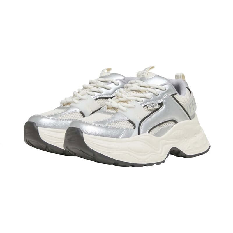 Γυναικεία Yuno One Sneakers Λευκά Buffalo BUF1636643-WHI/BLA/SIL