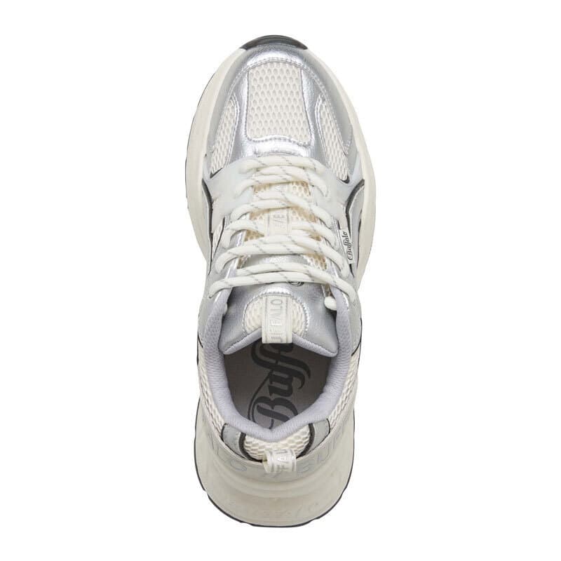 Γυναικεία Yuno One Sneakers Λευκά Buffalo BUF1636643-WHI/BLA/SIL