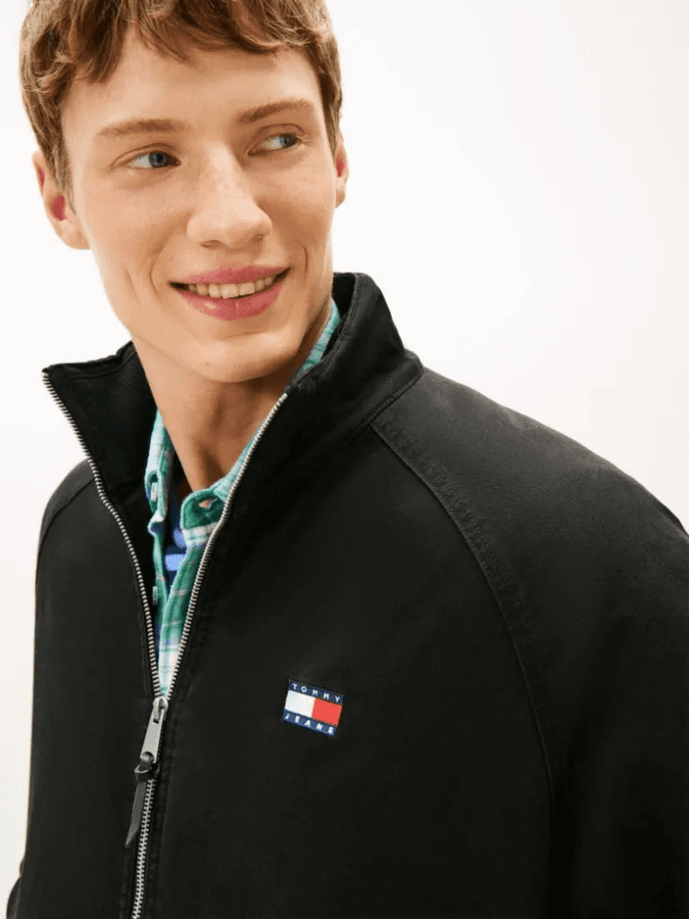 Ανδρικό Μπουφάν Μαύρο Tommy Jeans DM0DM22712-BDS