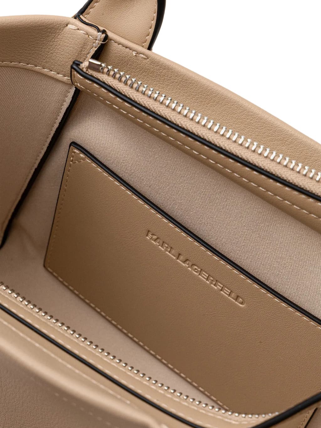 Γυναικεία K/Ville Tote Τσάντα Μπεζ Karl Lagerfeld B1W30067-2FT SAFARI