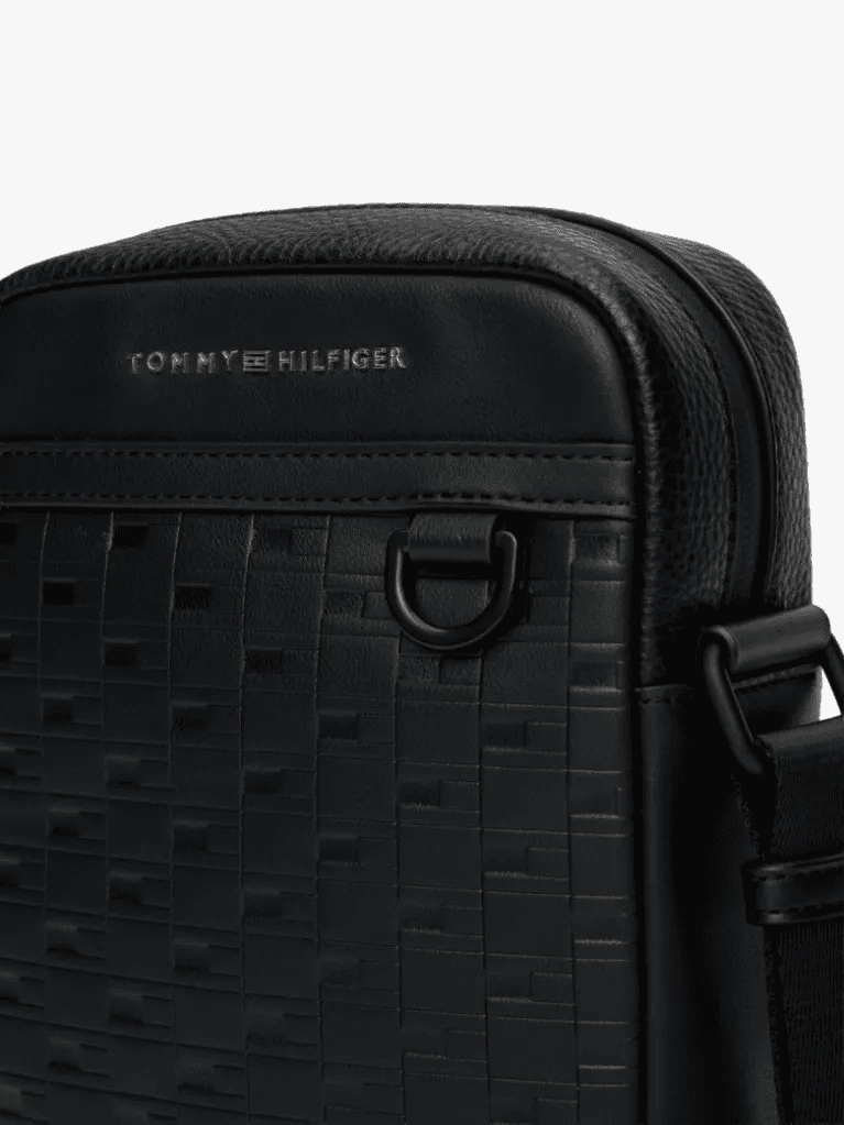 Ανδρική Τσάντα Reporter Μαύρη Tommy Hilfiger AM0AM14019-BDS