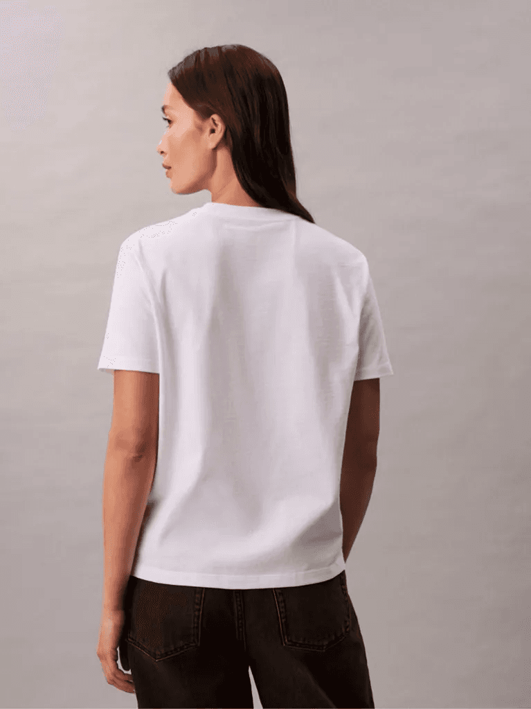 Γυναικείο T-shirt Λευκό Calvin Klein LV044E215G-YAA