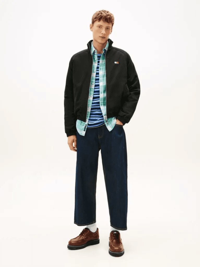 Ανδρικό Μπουφάν Μαύρο Tommy Jeans DM0DM22712-BDS