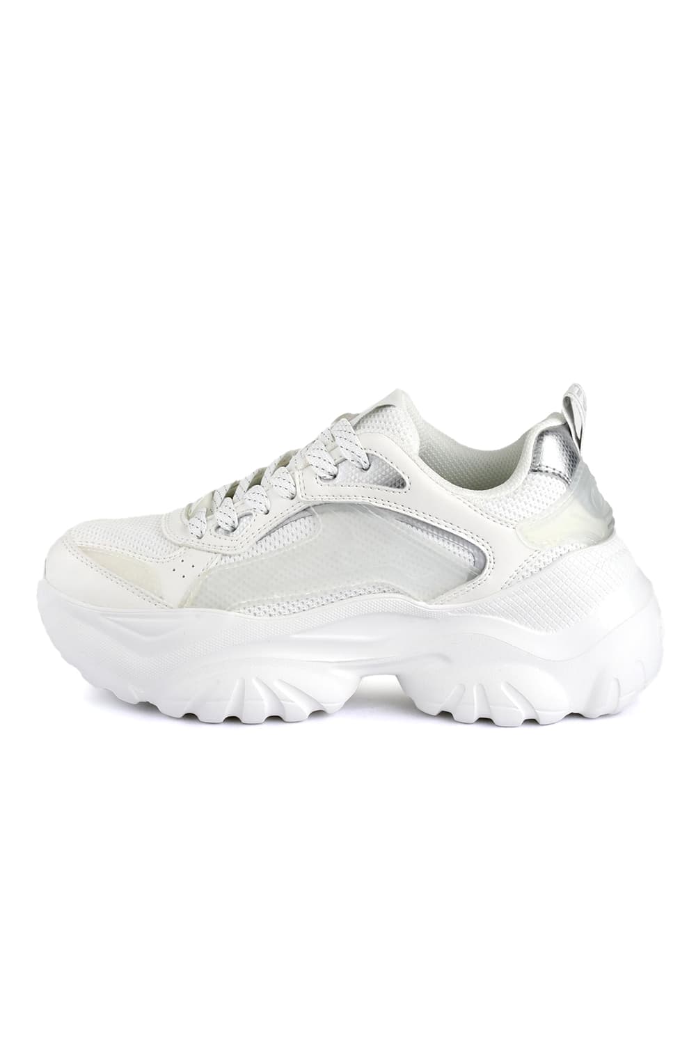 Γυναικεία Bliss Mesh Sneakers Λευκά Buffalo BUF1636587-WHITE