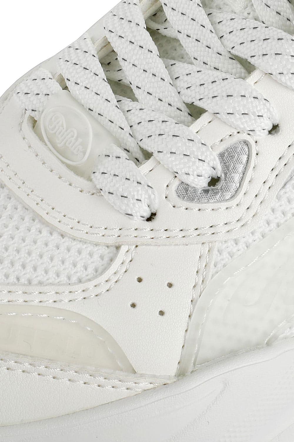 Γυναικεία Bliss Mesh Sneakers Λευκά Buffalo BUF1636587-WHITE