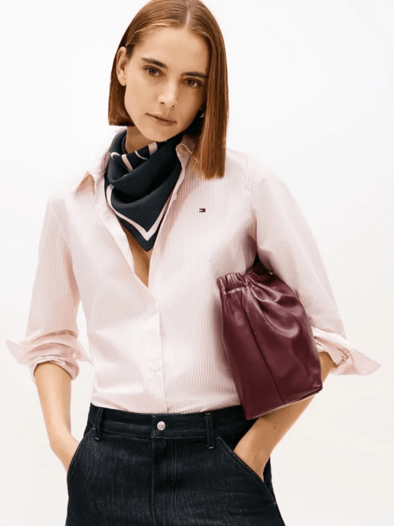 Γυναικείο Φουλάρι Navy Μπλε Tommy Hilfiger AW0AW18223-0GY