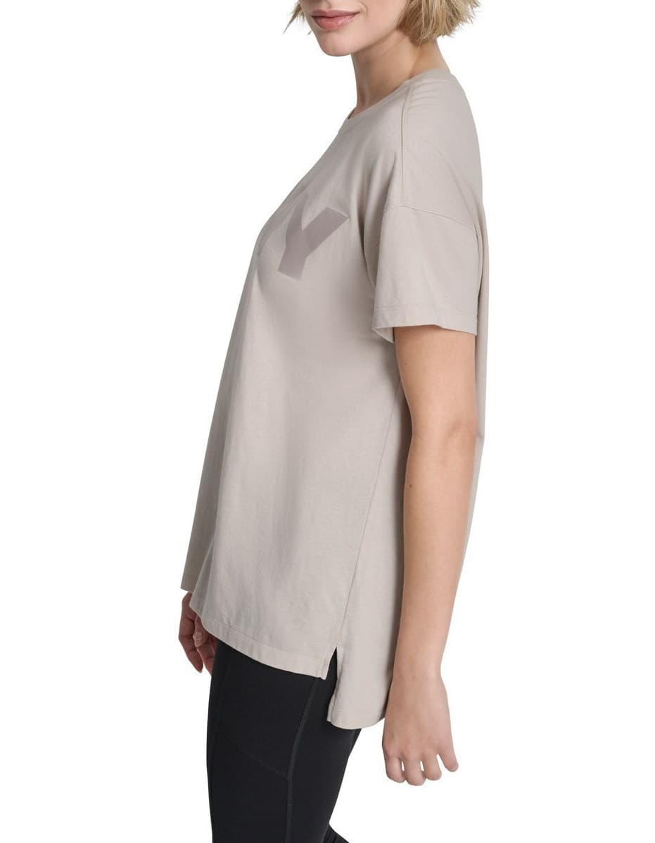 Γυναικείο Logo T-shirt Μπεζ DKNY DP6T1534-OTA
