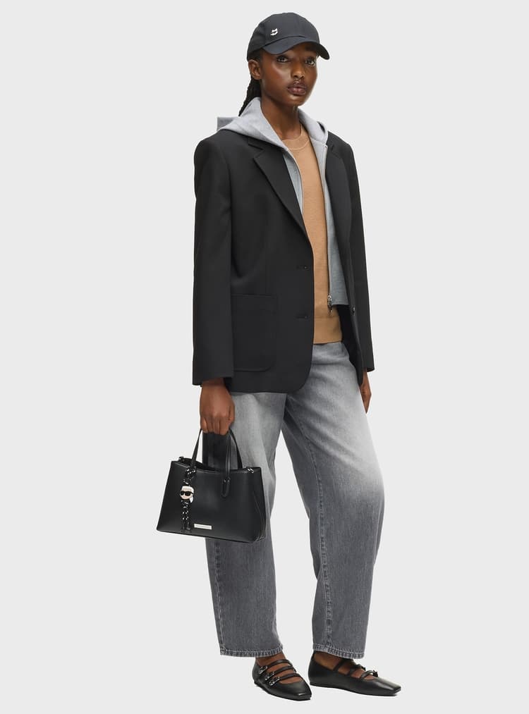 Γυναικεία Ikon Τσάντα Μαύρη Karl Lagerfeld B1W30003-999 BLACK