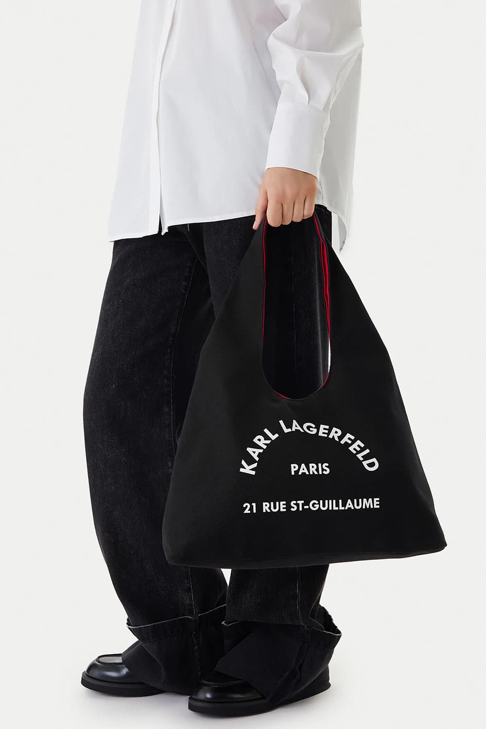 Γυναικεία K/Rsg Sling Hobo Τσάντα Μαύρη Karl Lagerfeld B1W50015-999 BLACK