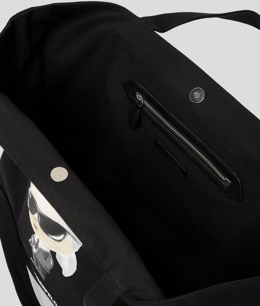 Γυναικεία Ikon Aquarelle Shopper Τσάντα Μαύρη Karl Lagerfeld A2W50027-999 BLACK