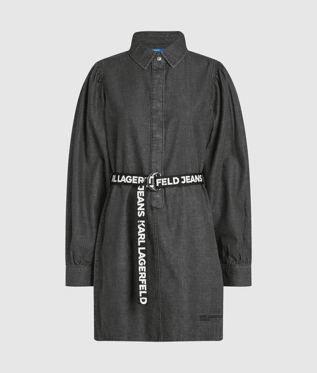 Γυναικείο Τζιν Φόρεμα Μαύρο Karl Lagerfeld Jeans B1W13038-1BJ WASHED BLACK