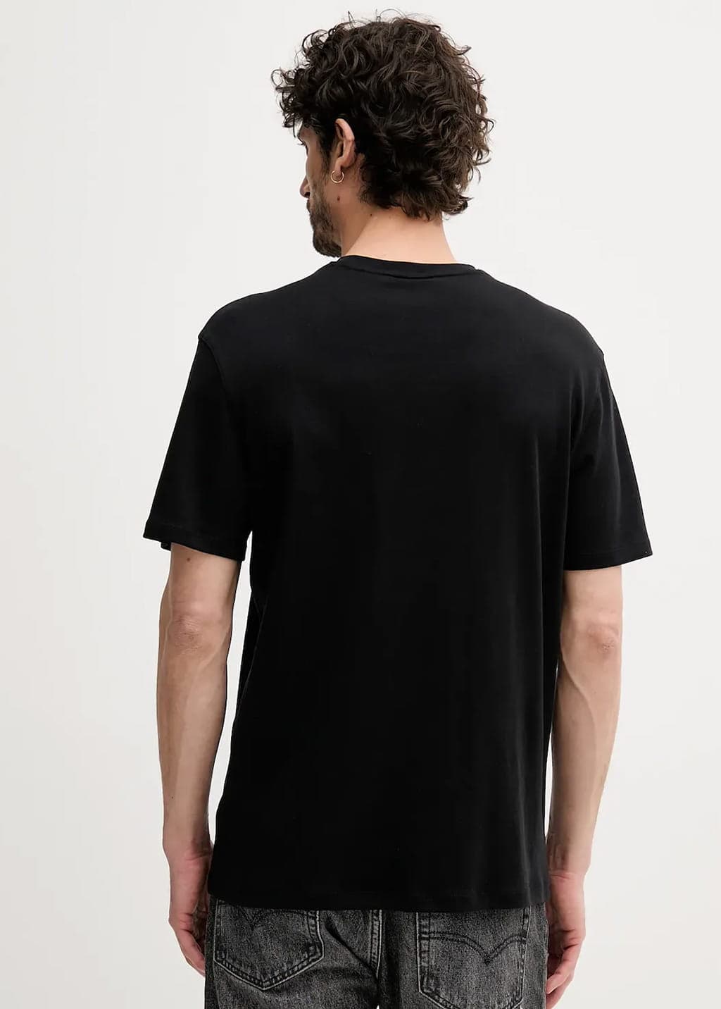 Ανδρικό T-shirt Μαύρο Calvin Klein LV04LB275G-UB1