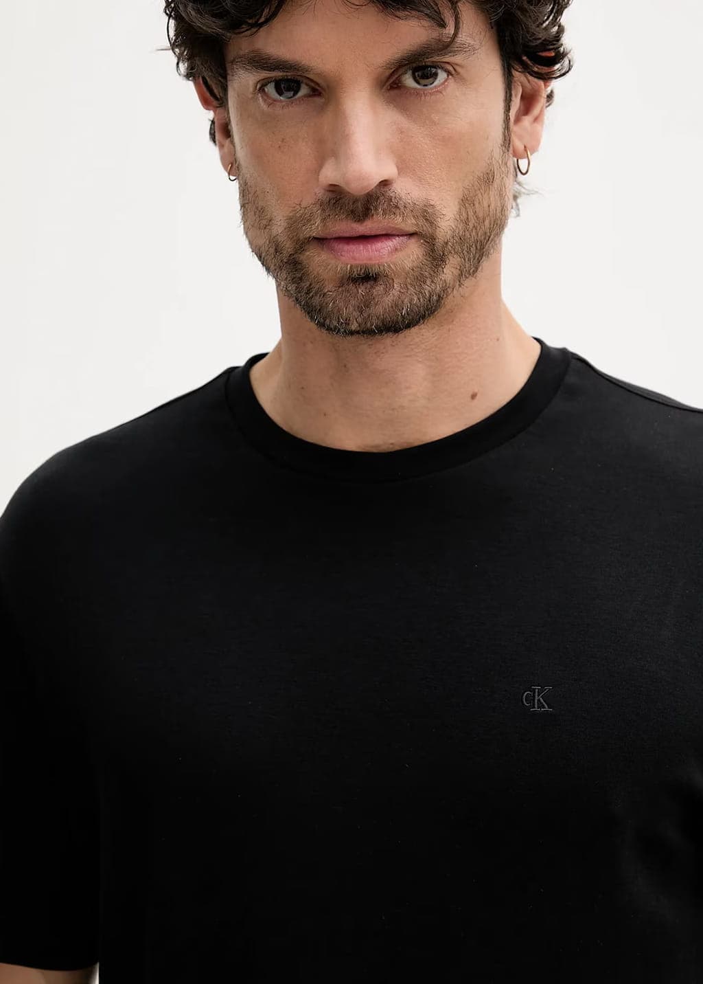 Ανδρικό T-shirt Μαύρο Calvin Klein LV04LB275G-UB1