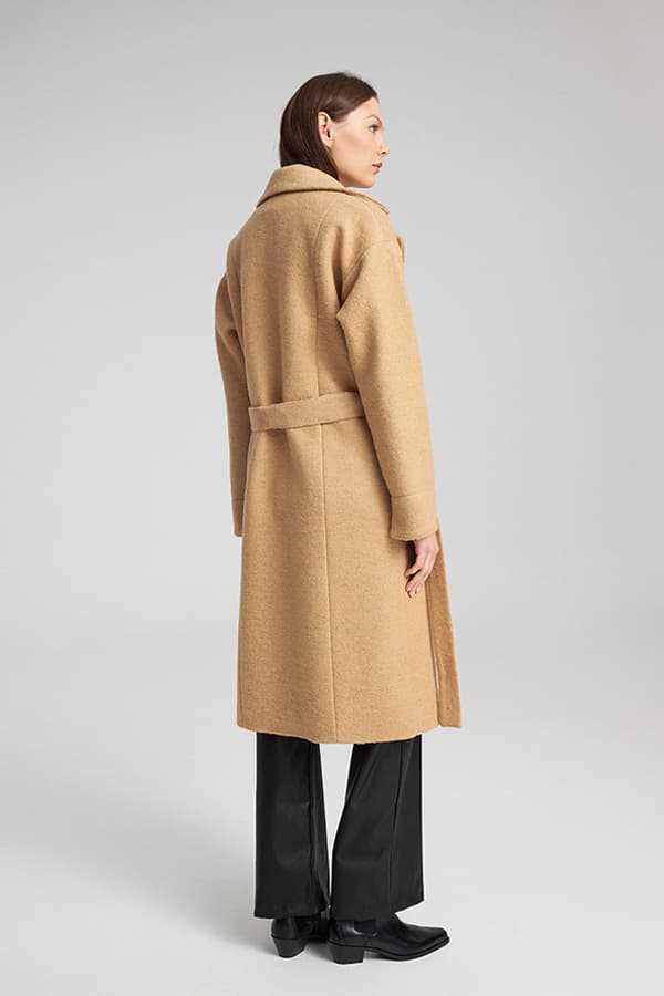 Γυναικείο Mellio Παλτό Camel Mind Matter MML25-02-06-027