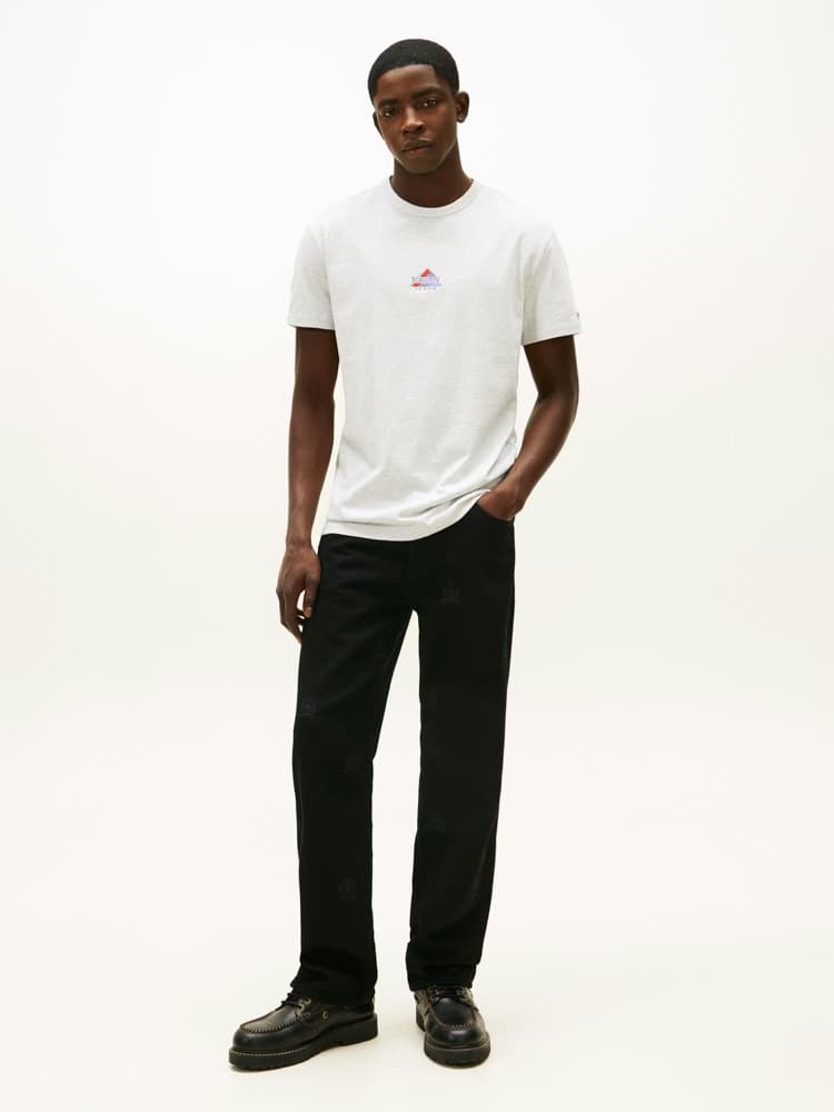 Ανδρικό T-shirt Γκρι Tommy Jeans DM0DM22311-P08