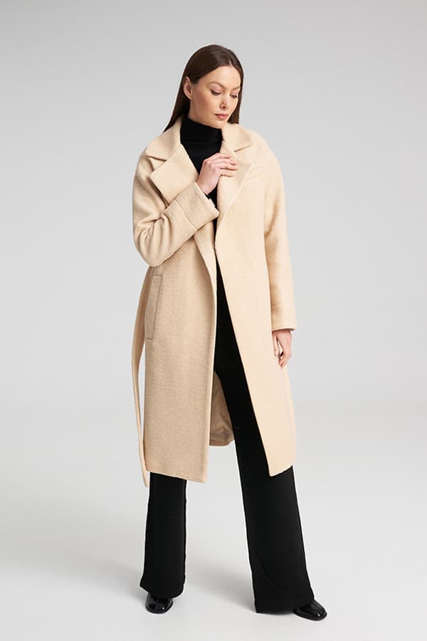 Γυναικείο Mellio Παλτό Ecru Mind Matter MML25-02-06-027