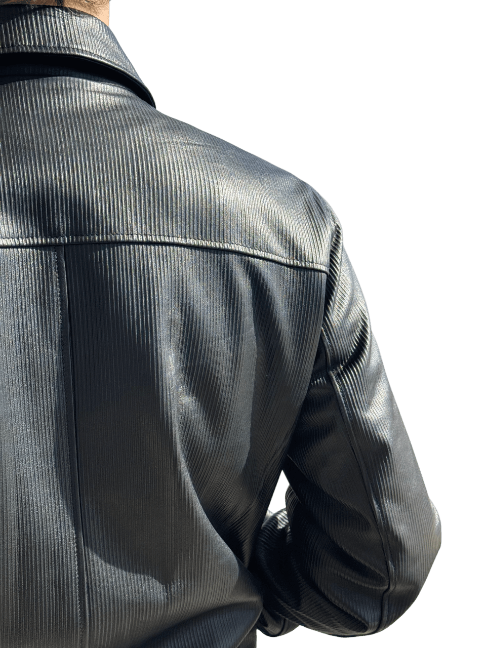 Ανδρικό Δερμάτινο Μπουφάν Μαύρο Maffei 51221B-NERO