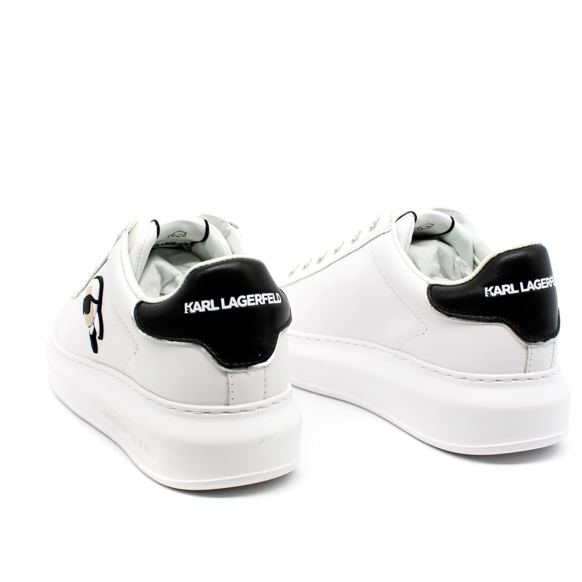 Γυναικεία Δερμάτινα NFT Sneakers Λευκά Karl Lagerfeld KL62530N-011 WHITE