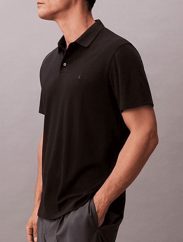 Ανδρικό Polo Μαύρο Calvin Klein LV04LB276G-UB1