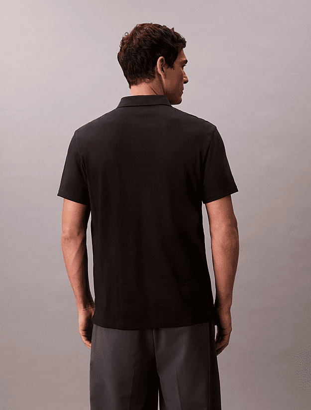 Ανδρικό Polo Μαύρο Calvin Klein LV04LB276G-UB1