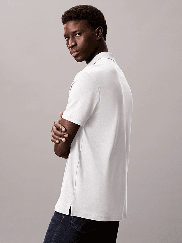 Ανδρικό Polo Λευκό Calvin Klein LV04LB276G-YAF