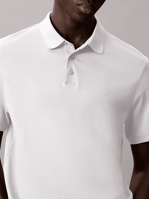 Ανδρικό Polo Λευκό Calvin Klein LV04LB276G-YAF