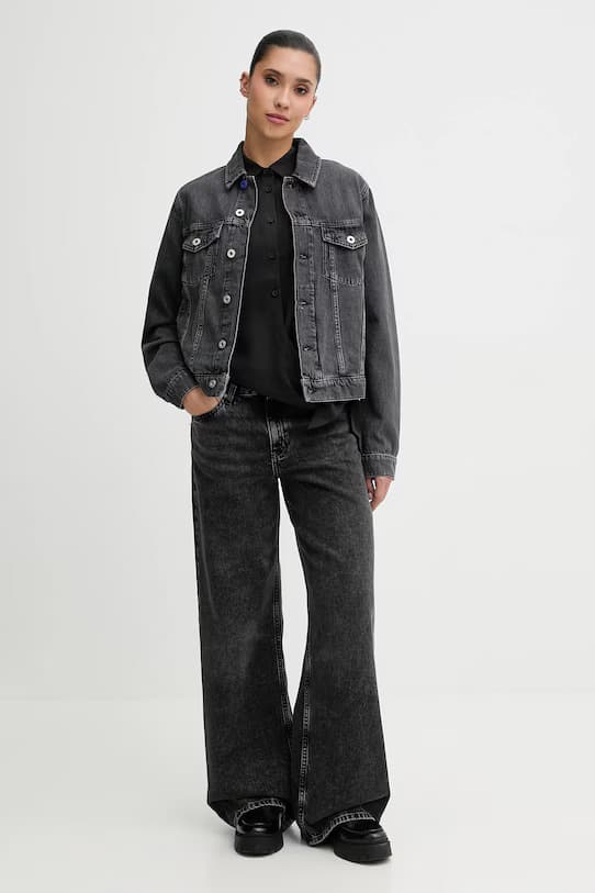 Γυναικείο Πουκάμισο Μαύρο Karl Lagerfeld Jeans B1W11026-999 BLACK