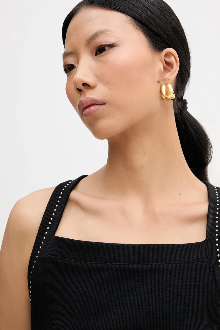 Γυναικείο Αμάνικο Top Μαύρο Karl Lagerfeld B1W17022-999 BLACK